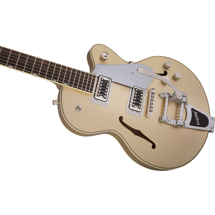 Guitarra Eléctrica Gretsch G5655T Electromatic Center Block Jr con puente Bigsby Mastil de Laurel Casino Gold