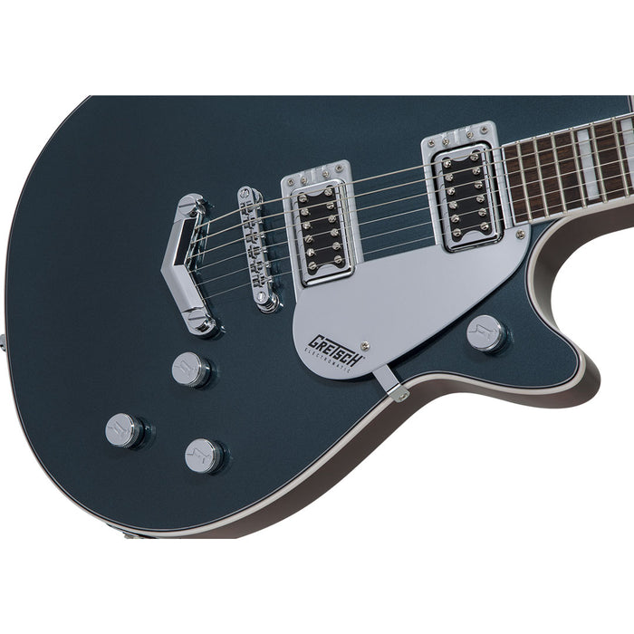 Guitarra Eléctrica Gretsch G5220 Electromatic Jet BT Single-Cut con V-Stoptail con mástil de nogal negro - Jade Grey Metallic