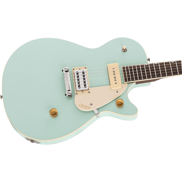 Guitarra Eléctrica Gretsch G2215-P90 Streamliner Junior Jet Club con mástil de laurel - Mint Metallic