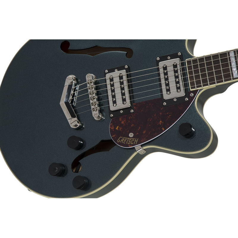 Guitarra Eléctrica Gretsch G2655 Streamliner Center Block Jr. con V-Stoptail con mástil de laurel - Gunmetal