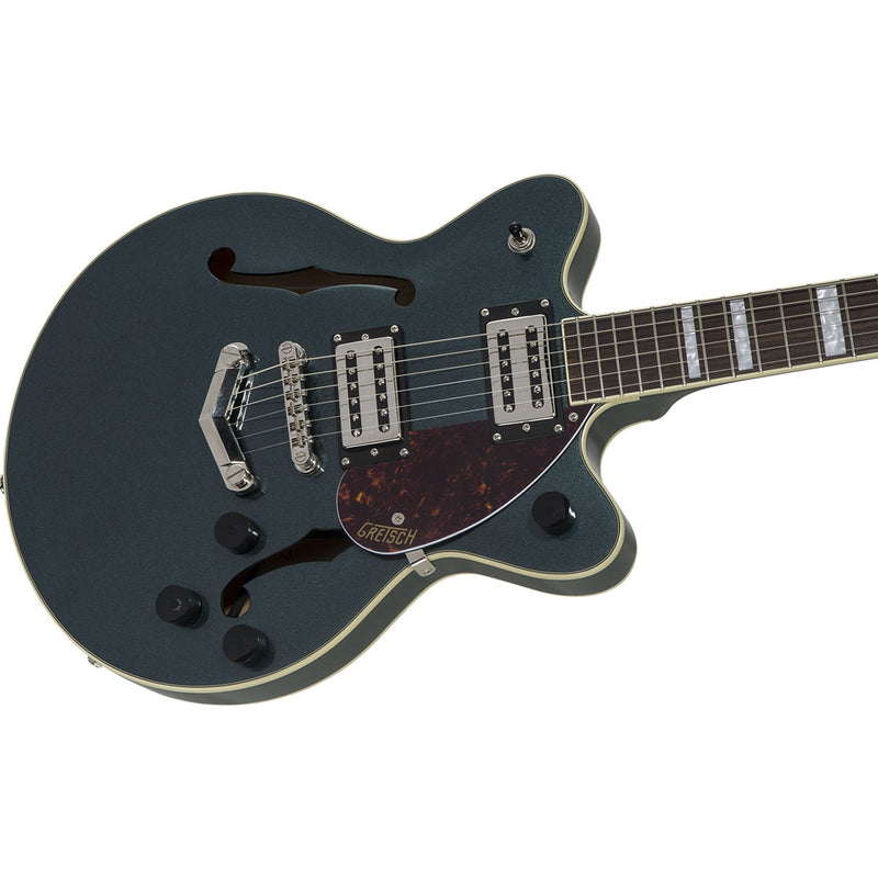 Guitarra Eléctrica Gretsch G2655 Streamliner Center Block Jr. con V-Stoptail con mástil de laurel - Gunmetal