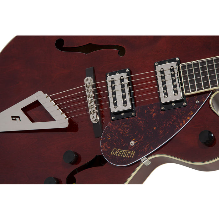 Guitarra Eléctrica Gretsch G2420 Streamliner Hollow Body con Chromatic II con mástil de laurel - Walnut Stain
