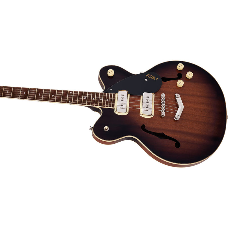 Guitarra Eléctrica Gretsch G2622-P90 Streamliner Center Block Double-Cut P90 con V-Stoptail con mástil de laurel - Havana Burst
