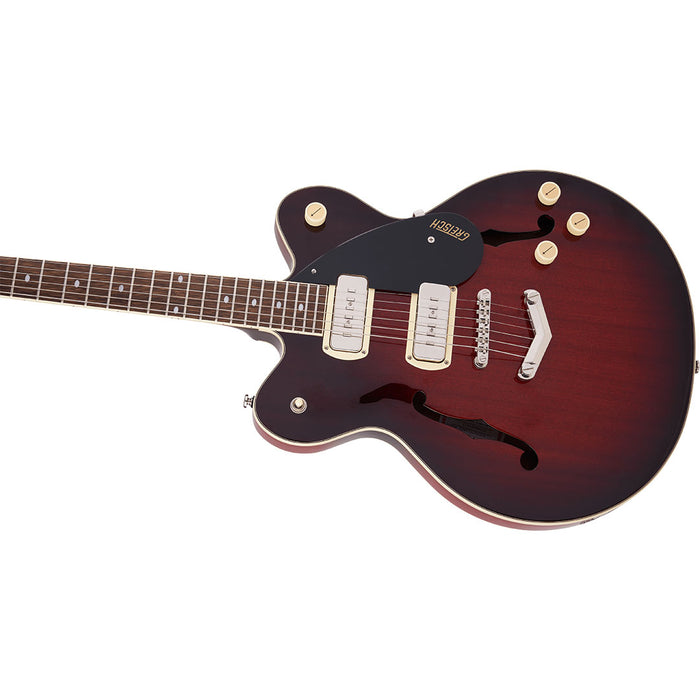 Guitarra Eléctrica Gretsch G2622-P90 Streamliner Center Block Double-Cut P90 con V-Stoptail con mástil de laurel - Claret Burst