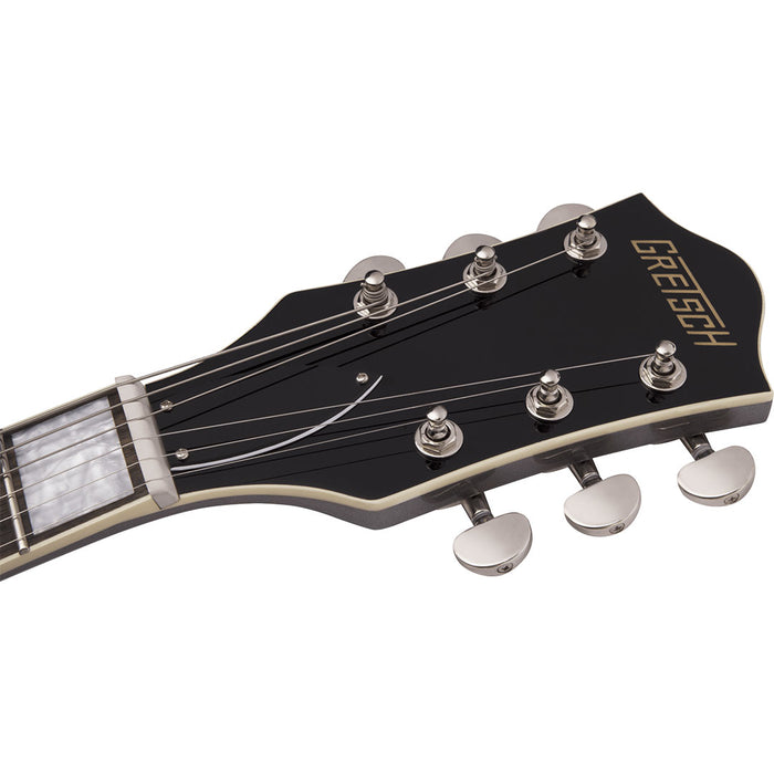 Guitarra Eléctrica Gretsch G2655T Streamliner Center Block Jr. Double-Cut con Bigsby con mástil de laurel - Phantom Metallic
