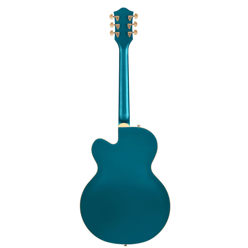 Guitarra Eléctrica Gretsch G2410TG Streamliner Hollow Body Single-Cut con Bigsby y herraje dorado con mástil de laurel - Ocean Turquoise