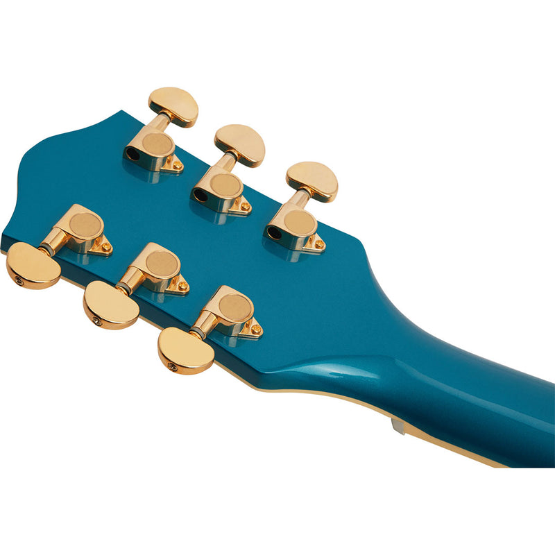 Guitarra Eléctrica Gretsch G2410TG Streamliner Hollow Body Single-Cut con Bigsby y herraje dorado con mástil de laurel - Ocean Turquoise