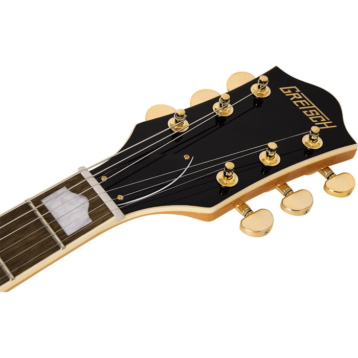 Guitarra Eléctrica Gretsch G2410TG Streamliner Hollow Body Single-Cut con Bigsby y herraje dorado con mástil de laurel - Village Amber