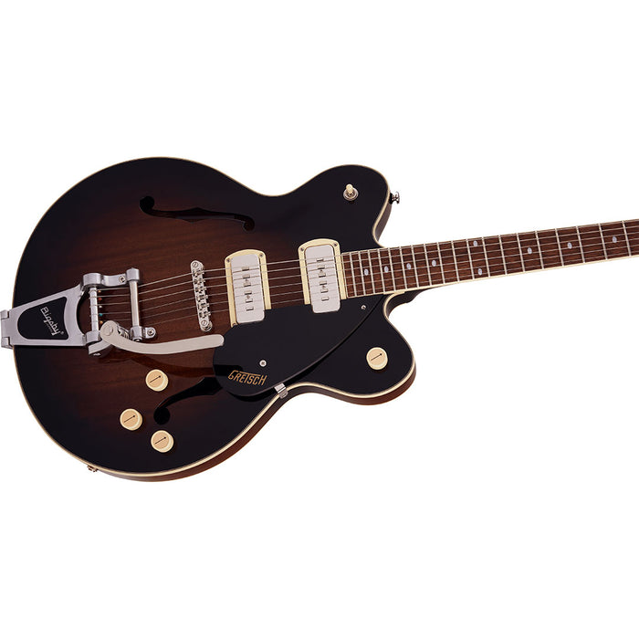 Guitarra Eléctrica Gretsch G2622T-P90 Streamliner Center Block Double-Cut P90 con Bigsby con mástil de laurel - Brownstone