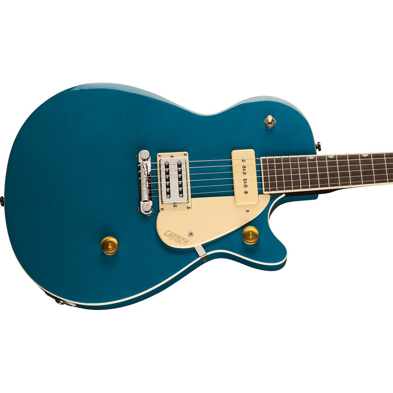 Guitarra Eléctrica Gretsch G2215-P90 Streamliner Junior Jet Club con mástil de laurel - Ocean Turquoise