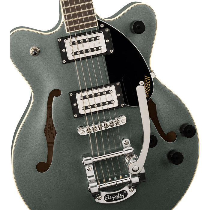 Guitarra Eléctrica Gretsch G2655T Streamliner Center Block Jr. Double-Cut con Bigsby con mástil de laurel - Sitrling Green