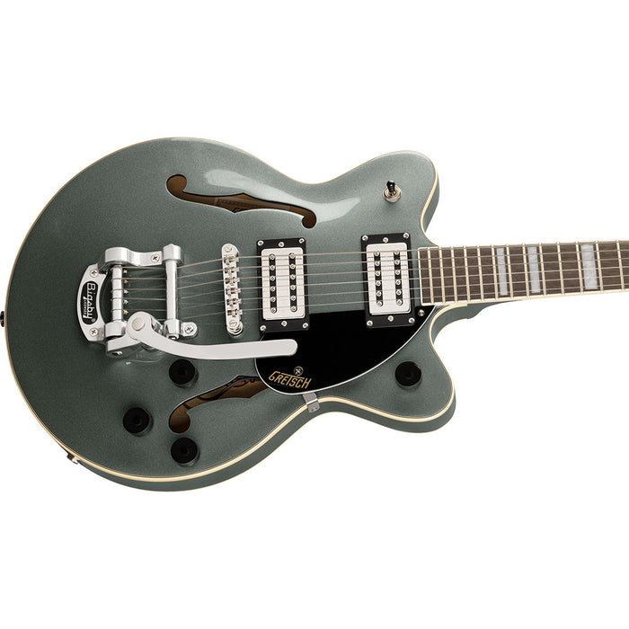 Guitarra Eléctrica Gretsch G2655T Streamliner Center Block Jr. Double-Cut con Bigsby con mástil de laurel - Sitrling Green