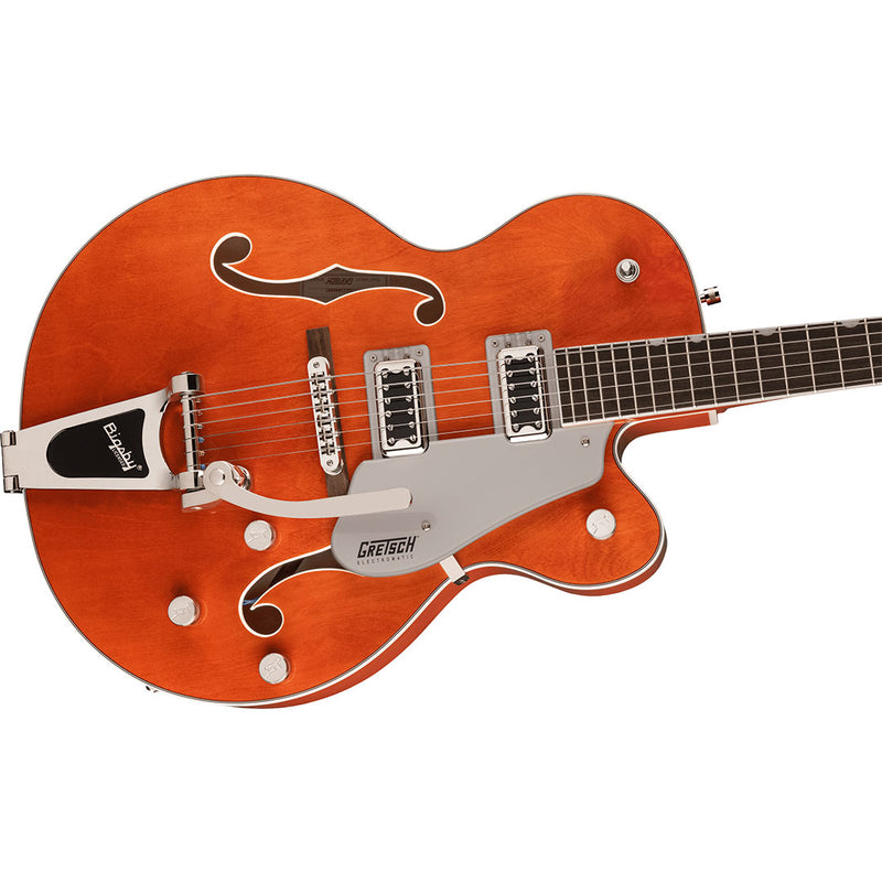 Guitarra Eléctrica Gretsch G5420T Electromatic Classic Hollow Body Single-Cut con Bigsby con mástil de laurel - Orange Stain