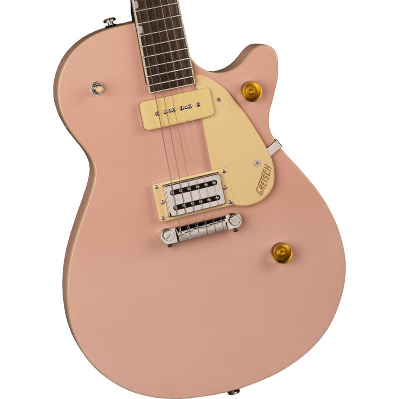 Guitarra Eléctrica Gretsch G2215-P90 Streamliner Junior Jet Club con mástil de laurel - Shell Pink