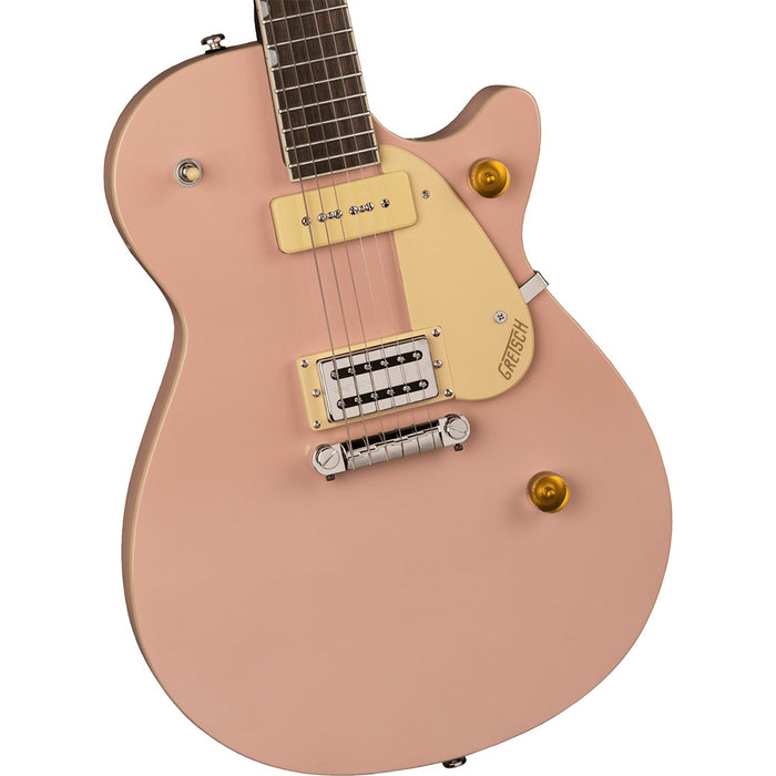 Guitarra Eléctrica Gretsch G2215-P90 Streamliner Junior Jet Club con mástil de laurel - Shell Pink