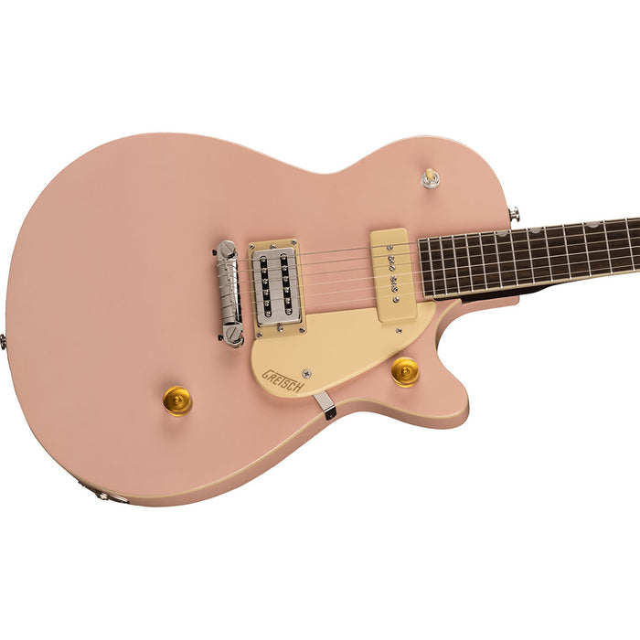 Guitarra Eléctrica Gretsch G2215-P90 Streamliner Junior Jet Club con mástil de laurel - Shell Pink