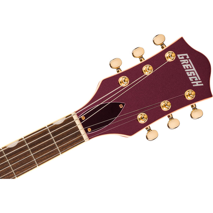 Guitarra Eléctrica Gretsch Electromatic Pristine con Center Block Double Cut Puente Bigsby de Edición Limitada - Dark Cherry Metallic