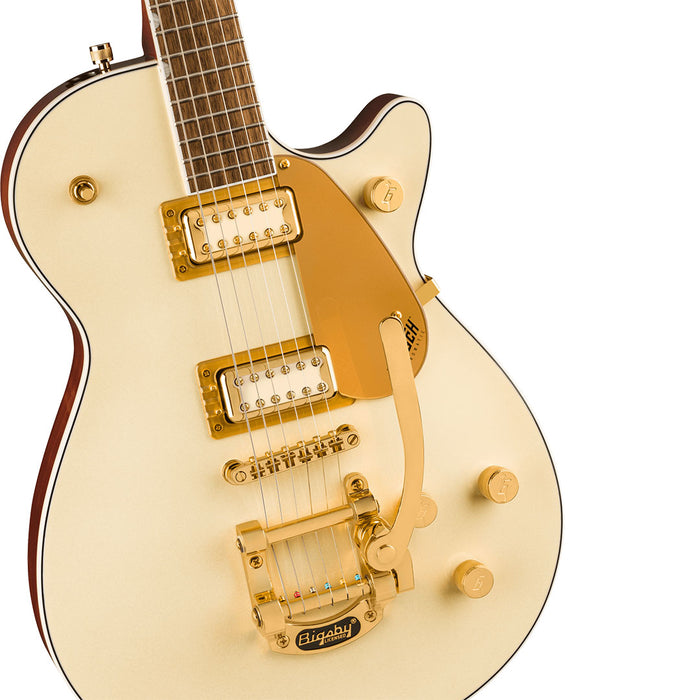 Guitarra Eléctrica Gretsch Electromatic Pristine Jet con Single Cut Puente Bigsby con mástil de Laurel - White Gold