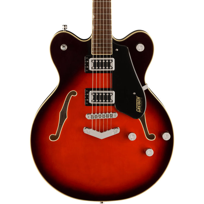 Guitarra Eléctrica Gretsch Electromatic G5622 con Center Block Double Cut Puente V Stoptail con mástil de Laurel - Claret Burst