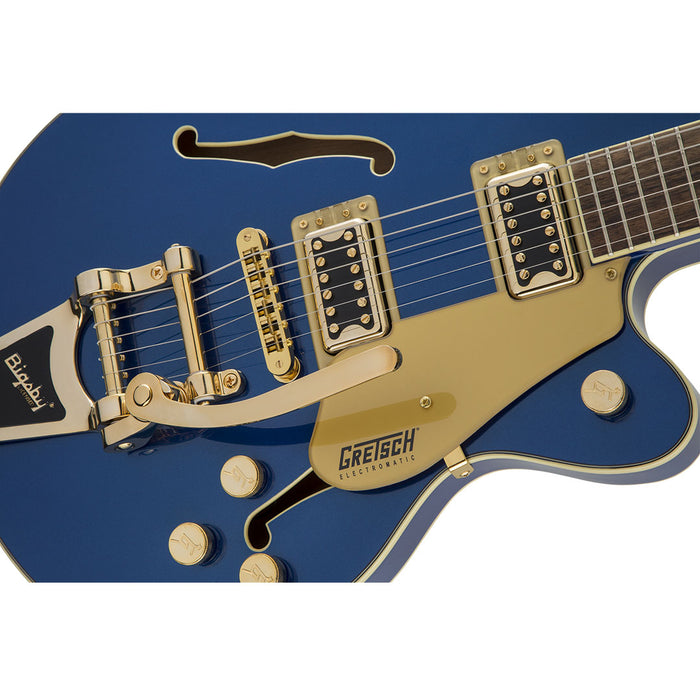 Guitarra Eléctrica Gretsch Electromatic G5655TG CENTER BLOCK JR. SINGLE-CUT PUENTE BIGSBY con mástil de Laurel - Azure Metallic