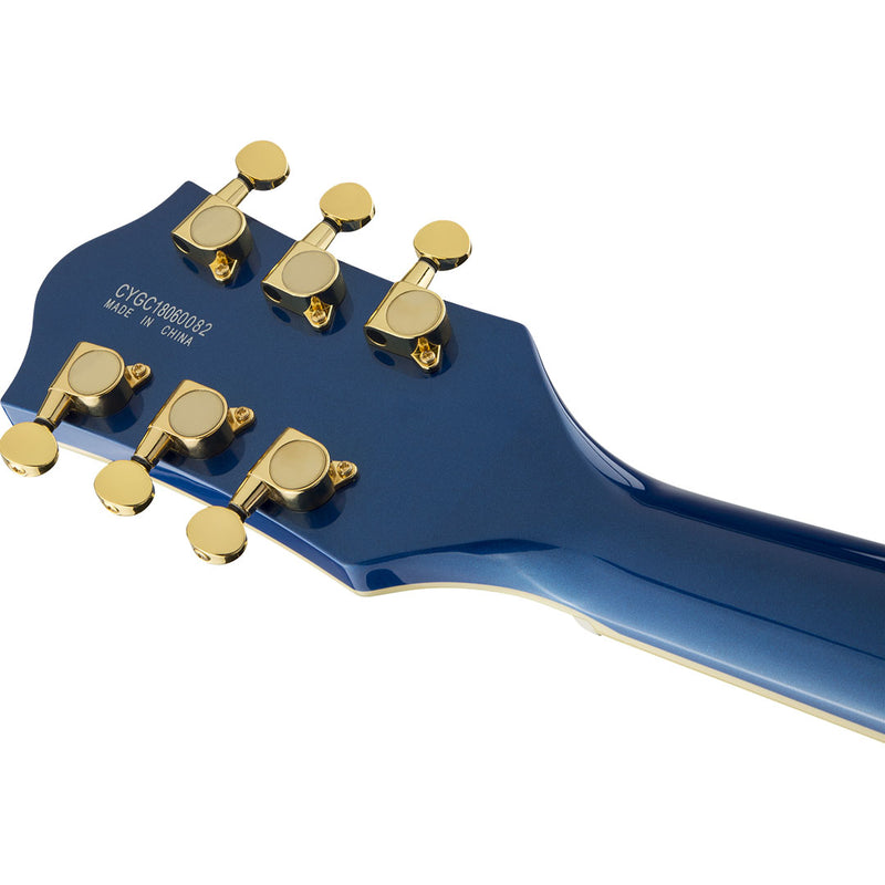 Guitarra Eléctrica Gretsch Electromatic G5655TG CENTER BLOCK JR. SINGLE-CUT PUENTE BIGSBY con mástil de Laurel - Azure Metallic