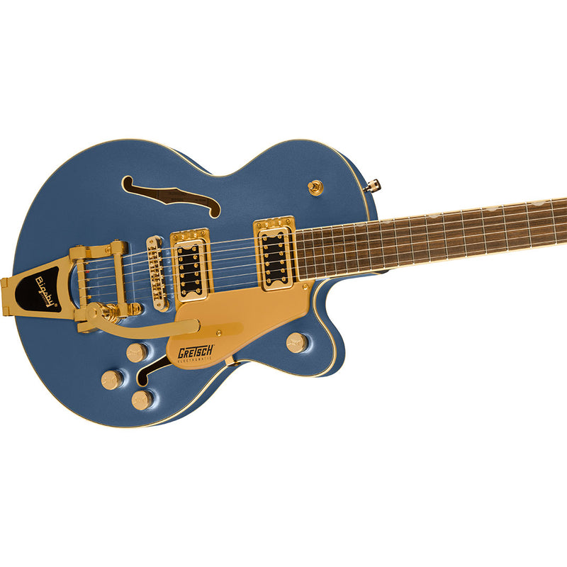 Guitarra Eléctrica Gretsch Electromatic G5655TG CENTER BLOCK JR. SINGLE-CUT PUENTE BIGSBY con mástil de Laurel - Cerulea Smoke