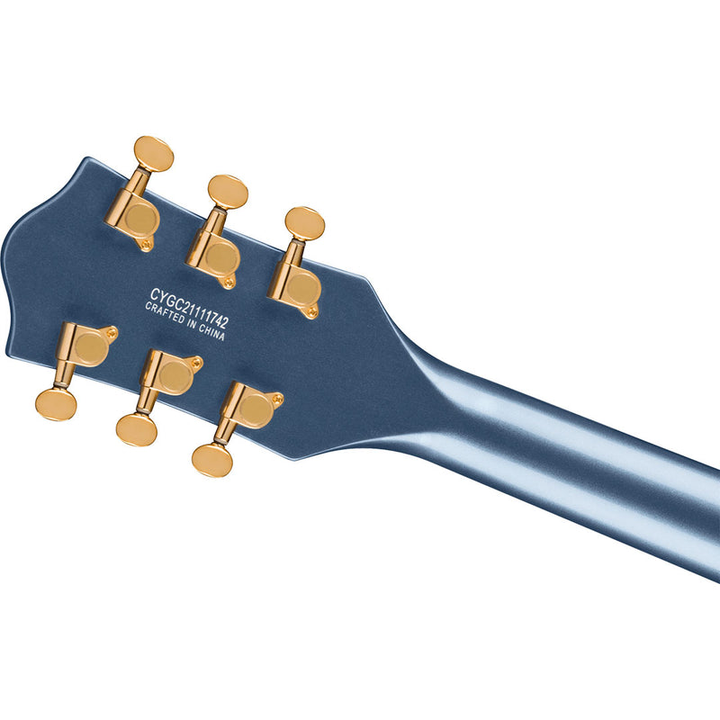 Guitarra Eléctrica Gretsch Electromatic G5655TG CENTER BLOCK JR. SINGLE-CUT PUENTE BIGSBY con mástil de Laurel - Cerulea Smoke