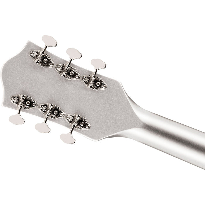 Guitarra Eléctrica Gretsch Electromatic G5420T CLASSIC HOLLOW BODY SINGLE-CUT PUENTE BIGSBY con mástil de Laurel - Airline Silver