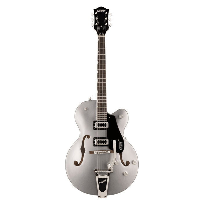 Guitarra Eléctrica Gretsch Electromatic G5420T CLASSIC HOLLOW BODY SINGLE-CUT PUENTE BIGSBY con mástil de Laurel - Airline Silver