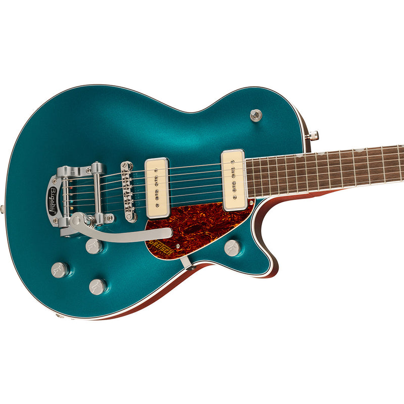 Guitarra Eléctrica Gretsch Electromatic G5210T-P90 JET™ TWO 90 SINGLE-CUT PUENTE BIGSBY con mástil de Laurel - Petrol