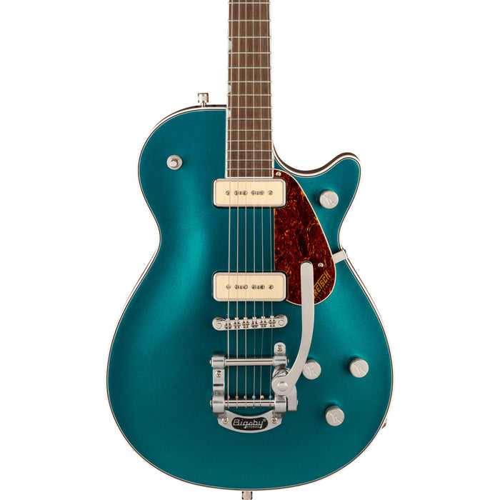 Guitarra Eléctrica Gretsch Electromatic G5210T-P90 JET™ TWO 90 SINGLE-CUT PUENTE BIGSBY con mástil de Laurel - Petrol