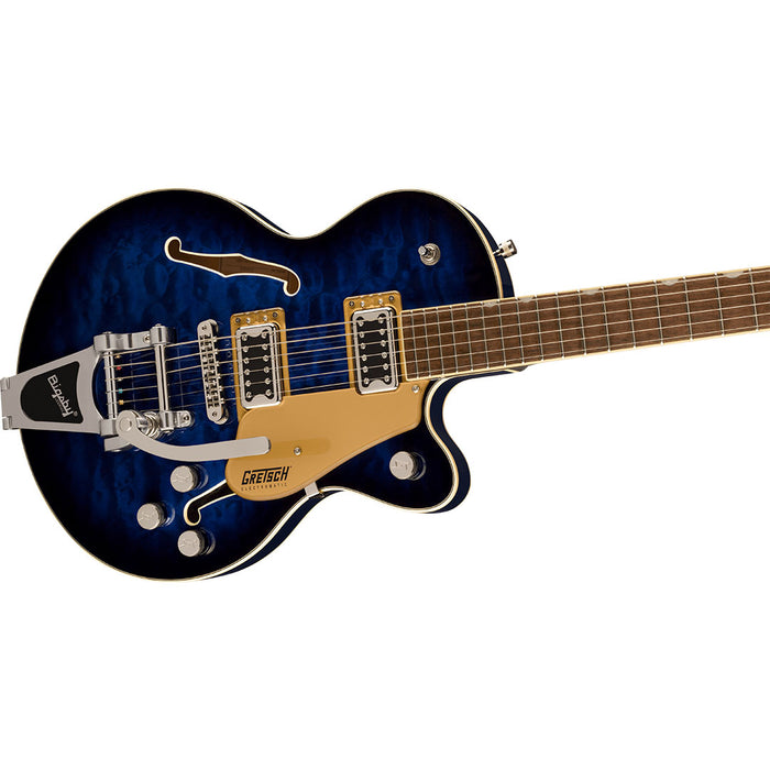 Guitarra Eléctrica Gretsch Electromatic G5655T-QM CENTER BLOCK JR. SINGLE-CUT QUILTED MAPLE PUENTE BIGSBY con mástil de Maple - Hudson Sky