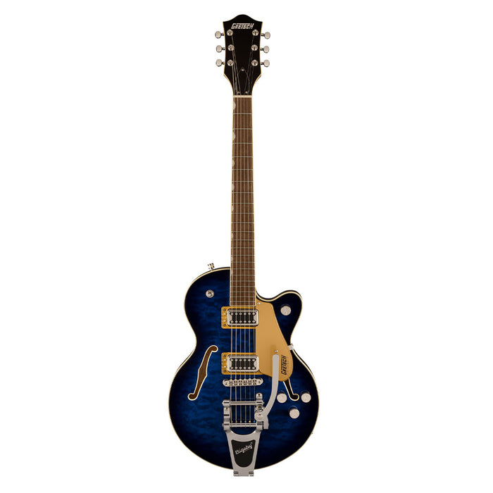 Guitarra Eléctrica Gretsch Electromatic G5655T-QM CENTER BLOCK JR. SINGLE-CUT QUILTED MAPLE PUENTE BIGSBY con mástil de Maple - Hudson Sky