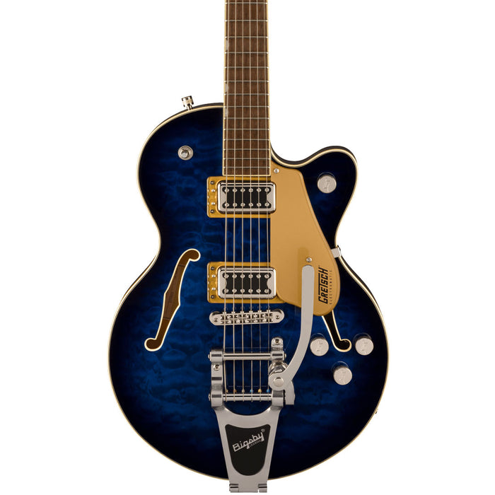 Guitarra Eléctrica Gretsch Electromatic G5655T-QM CENTER BLOCK JR. SINGLE-CUT QUILTED MAPLE PUENTE BIGSBY con mástil de Maple - Hudson Sky