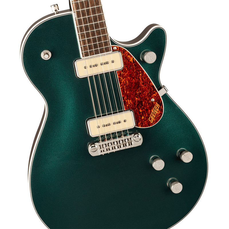 Guitarra Eléctrica Gretsch Electromatic G5210-P90 JET™ TWO 90 SINGLE-CUT WITH WRAPAROUND TAILPIEC con mástil de Laurel - Cadilac Green