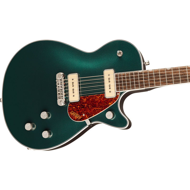 Guitarra Eléctrica Gretsch Electromatic G5210-P90 JET™ TWO 90 SINGLE-CUT WITH WRAPAROUND TAILPIEC con mástil de Laurel - Cadilac Green