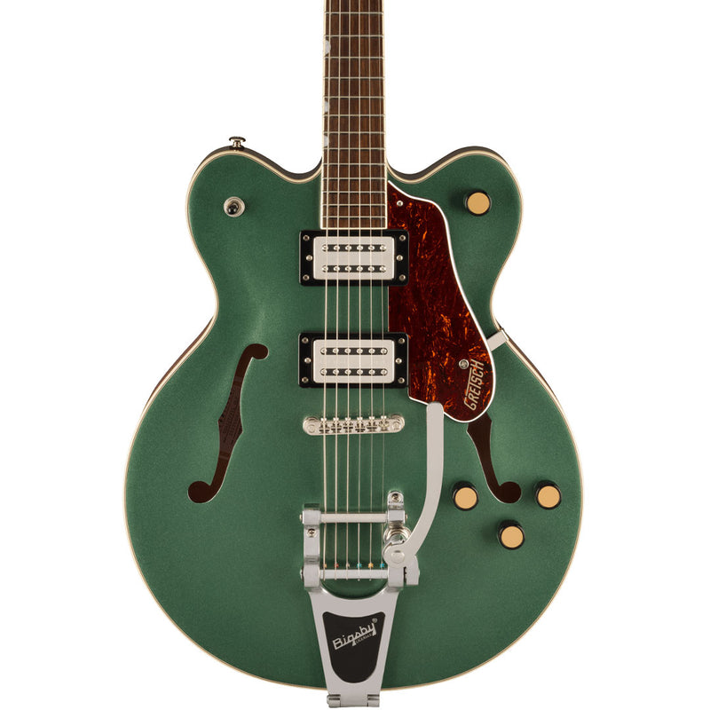 Guitarra Eléctrica Gretsch Streamliner™ G2622T Center Block Double-Cut con Puente Bigsby® y diapasón de Laurel - Steel Olive