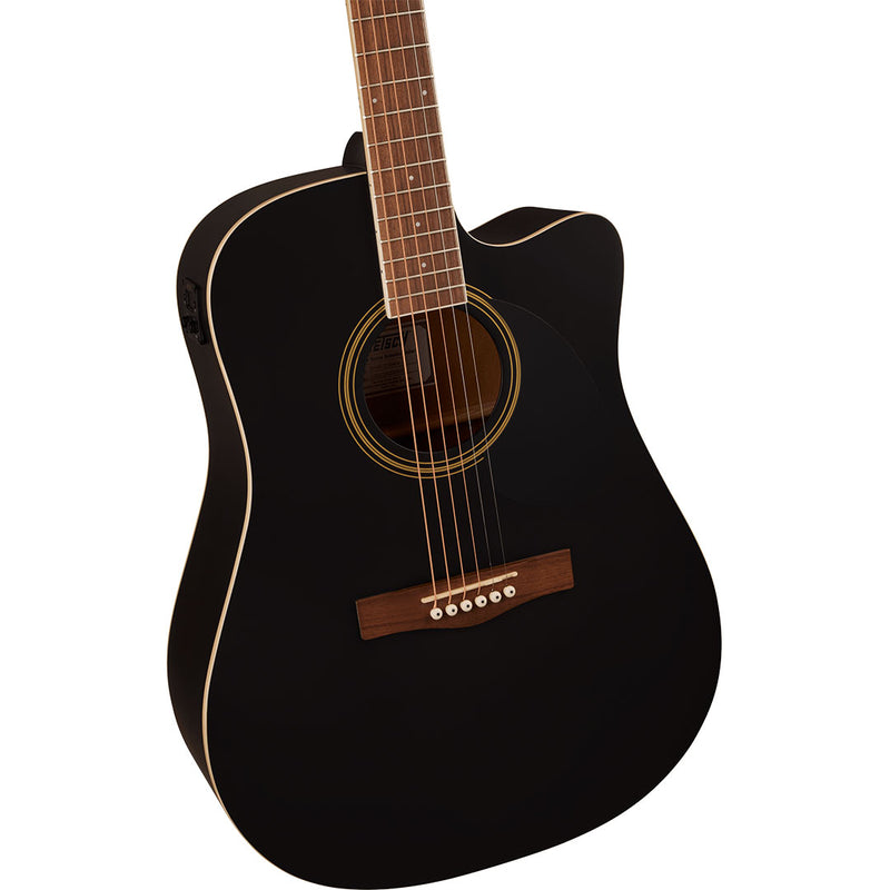 Guitarra Electroacústica Gretsch Prelude™ D100CE Dreadnought con Cutaway - Black