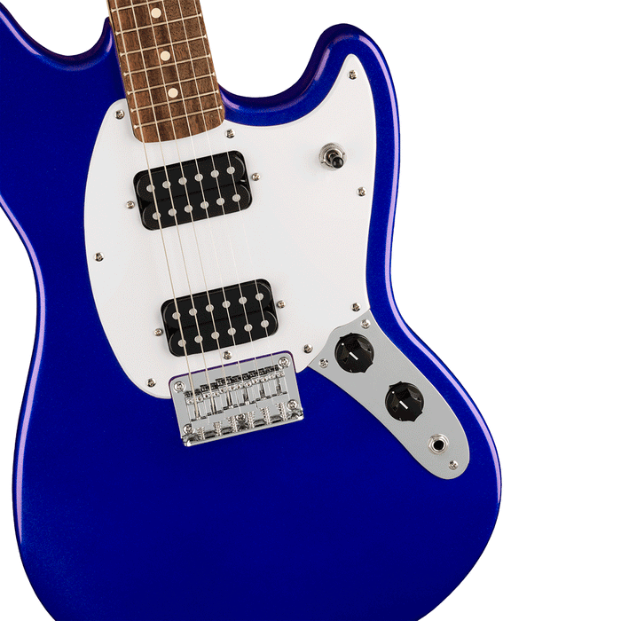 Guitarra Eléctrica Squier Bullet Mustang HH con mástil de laurel - Imperial Blue