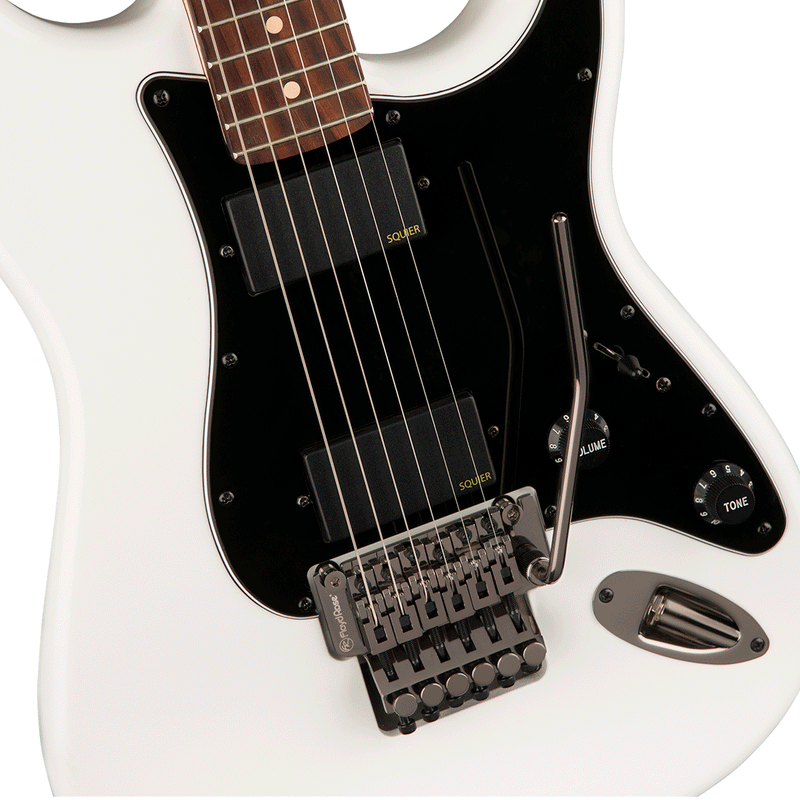 Guitarra Eléctrica Squier Contemporary Active Stratocaster HH con mástil de Laurel-Olympic White