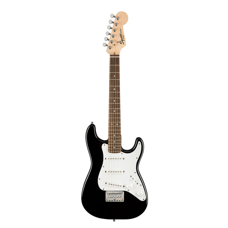 Guitarra Eléctrica Squier Mini Stratocaster® con diapasón de Laurel - Black with White Pickguard