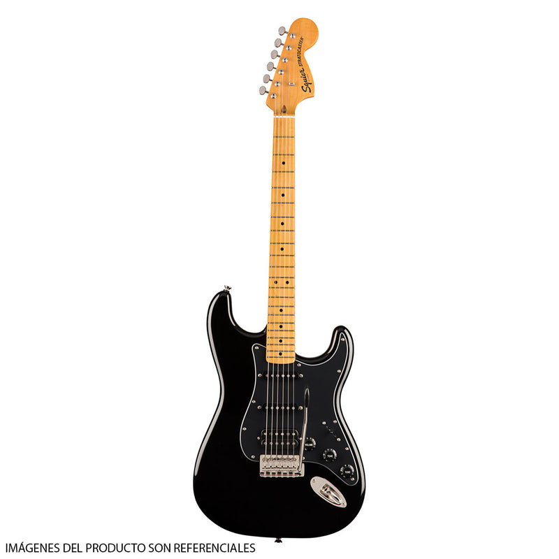 Guitarra Eléctrica Squier Classic Vibe '70s Stratocaster® HSS con diapasón de Maple - Black