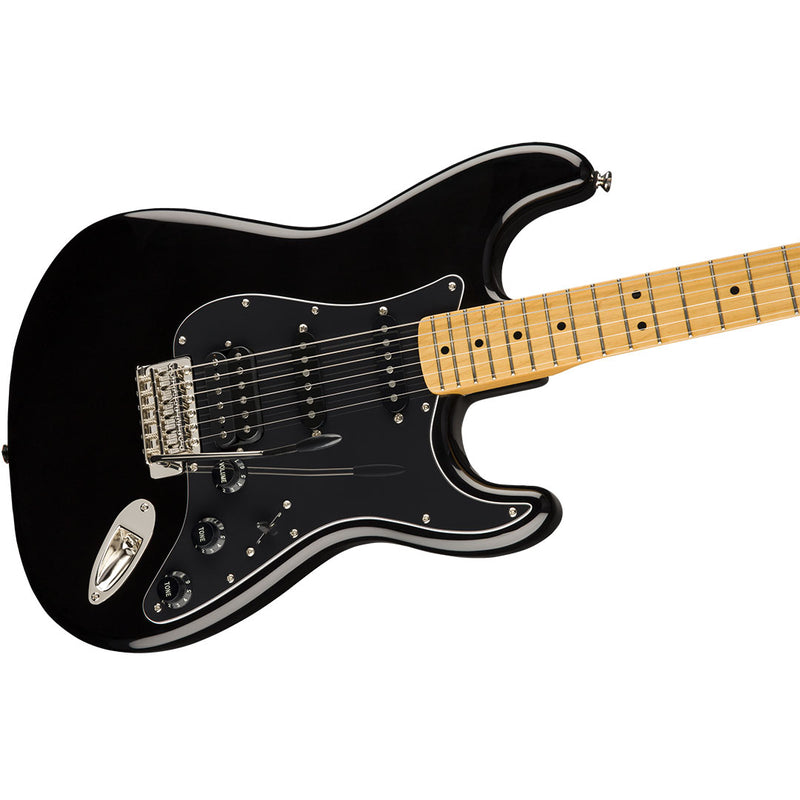 Guitarra Eléctrica Squier Classic Vibe '70s Stratocaster HSS con mástil de Maple - Black