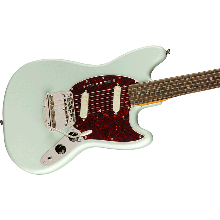 Guitarra Eléctrica Squier Classic Vibe 60S Mustang con mástil de Laurel -Sonic Blue