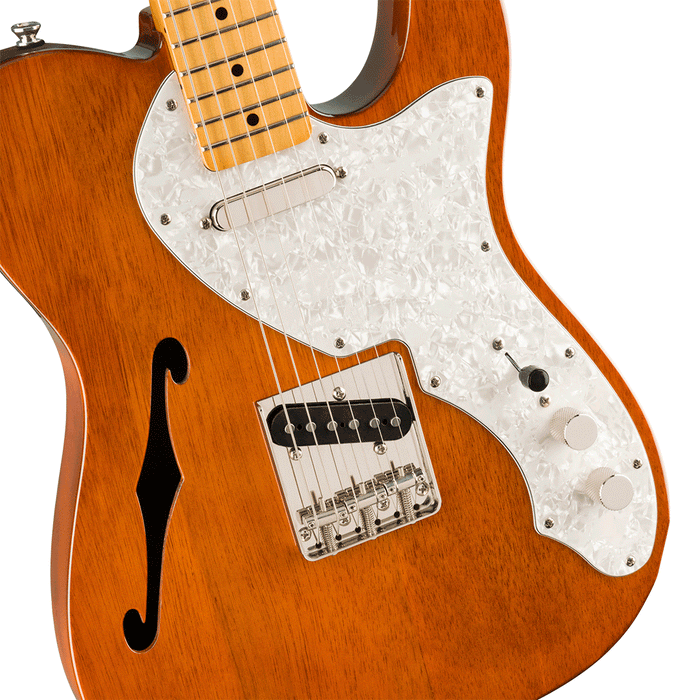 Guitarra Eléctrica Squier Classic Vibe 60's Telecaster Thinline con mástil de arce - Natural