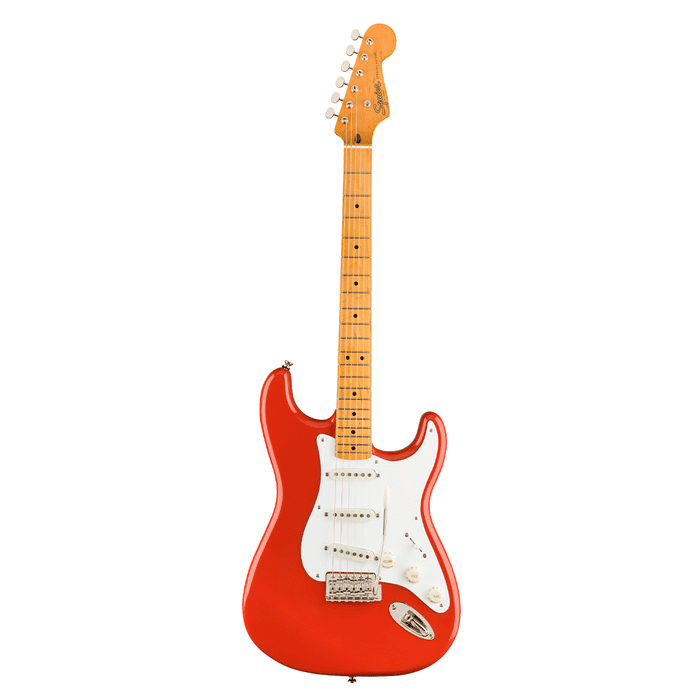 Guitarra Eléctrica Squier Classic Vibe '50s Stratocaster con mástil de Maple - Fiesta Red