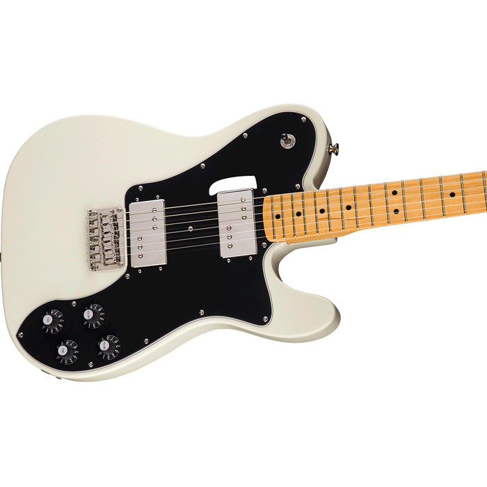 Guitarra Eléctrica Squier Classic Vibe 70's Telecaster Deluxe con mástil de arce - Olympic White