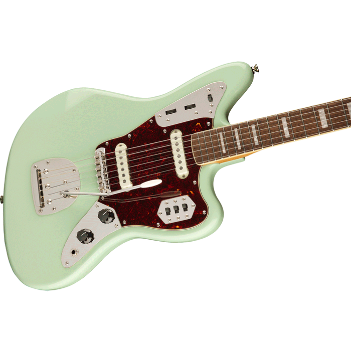 Guitarra Eléctrica Squier Classic Vibe '70s Jaguar con mástil de laurel - Surf Green