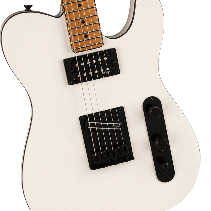 Guitarra Eléctrica Squier Contemporary Telecaster RH con mástil de maple tostado - Pearl White