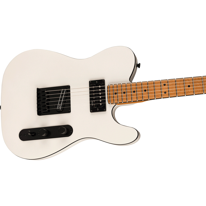 Guitarra Eléctrica Squier Contemporary Telecaster RH con mástil de maple tostado - Pearl White